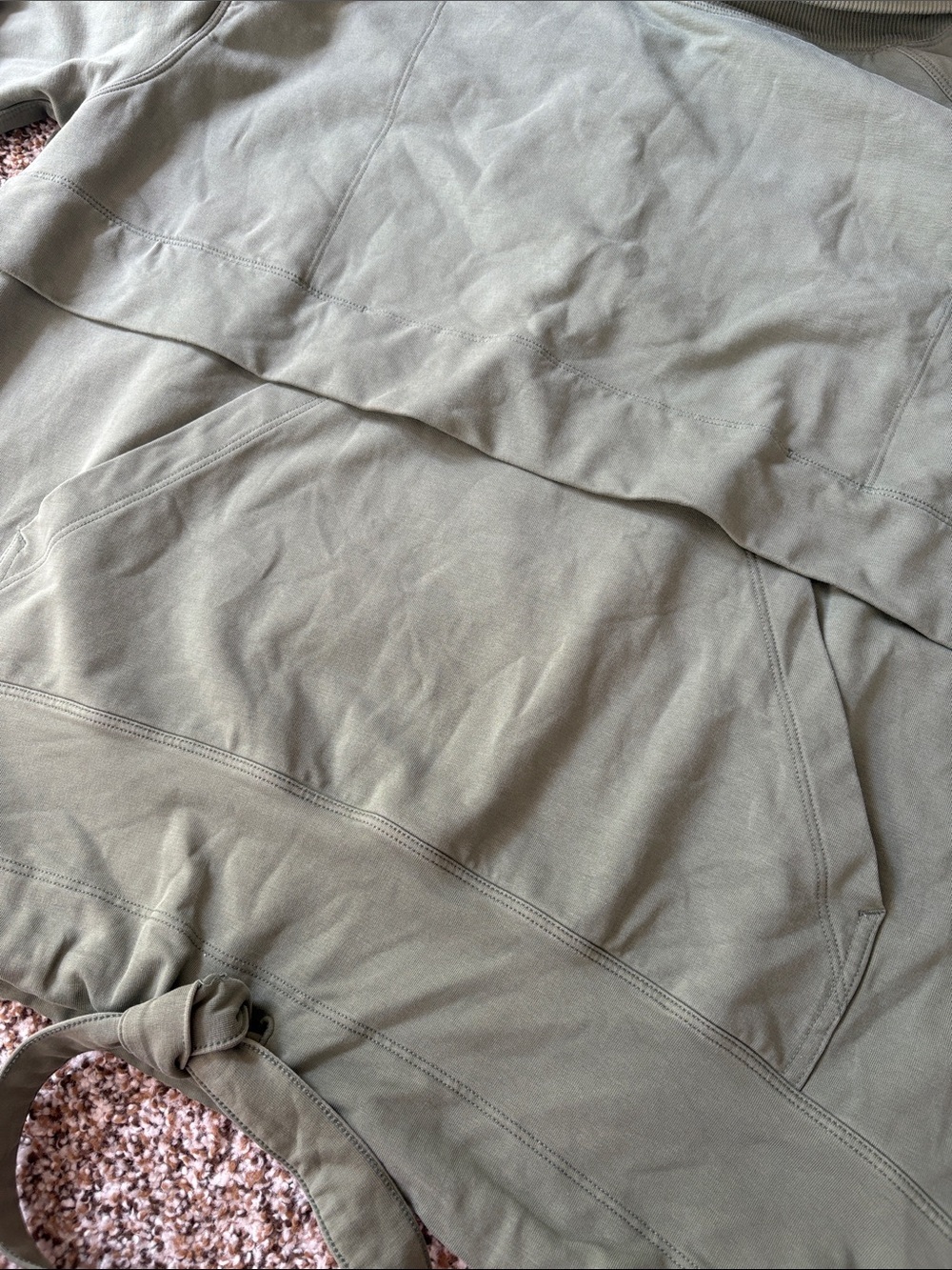 NEW Lululemon LA Packable Pullover to Pillow Green medium large Funnel Neck - Picture 3 of 6